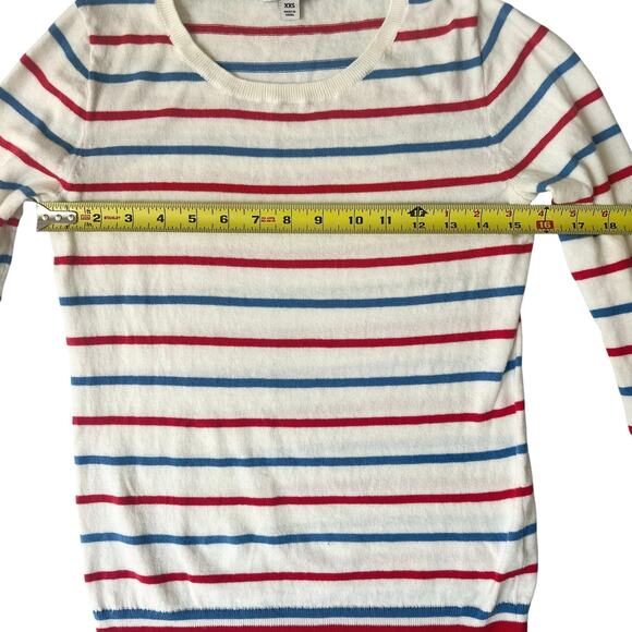 J.Crew Mercantile Women’s 100% Cotton Striped Sweater — XXS - Picture 5 of 6